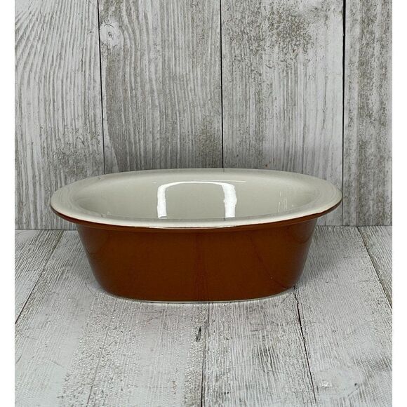 Vintage HALL Restaurantware Oval Serving Bowl 416 - Picture 1 of 7